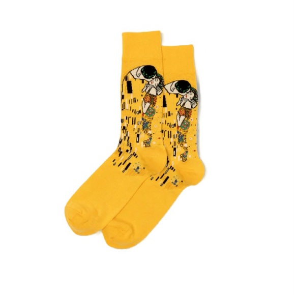 HOTSOX Artist Series Socks - Gustav Klimt The Kiss - Picture 1 of 6